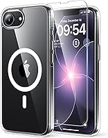 Vista 28 de TAURI Funda magnética 5 en 1 diseñada para iPhone 14 para iPhone 13, [compatible con MagSafe] con 2 protectores de pantalla + 2 protectores de lente