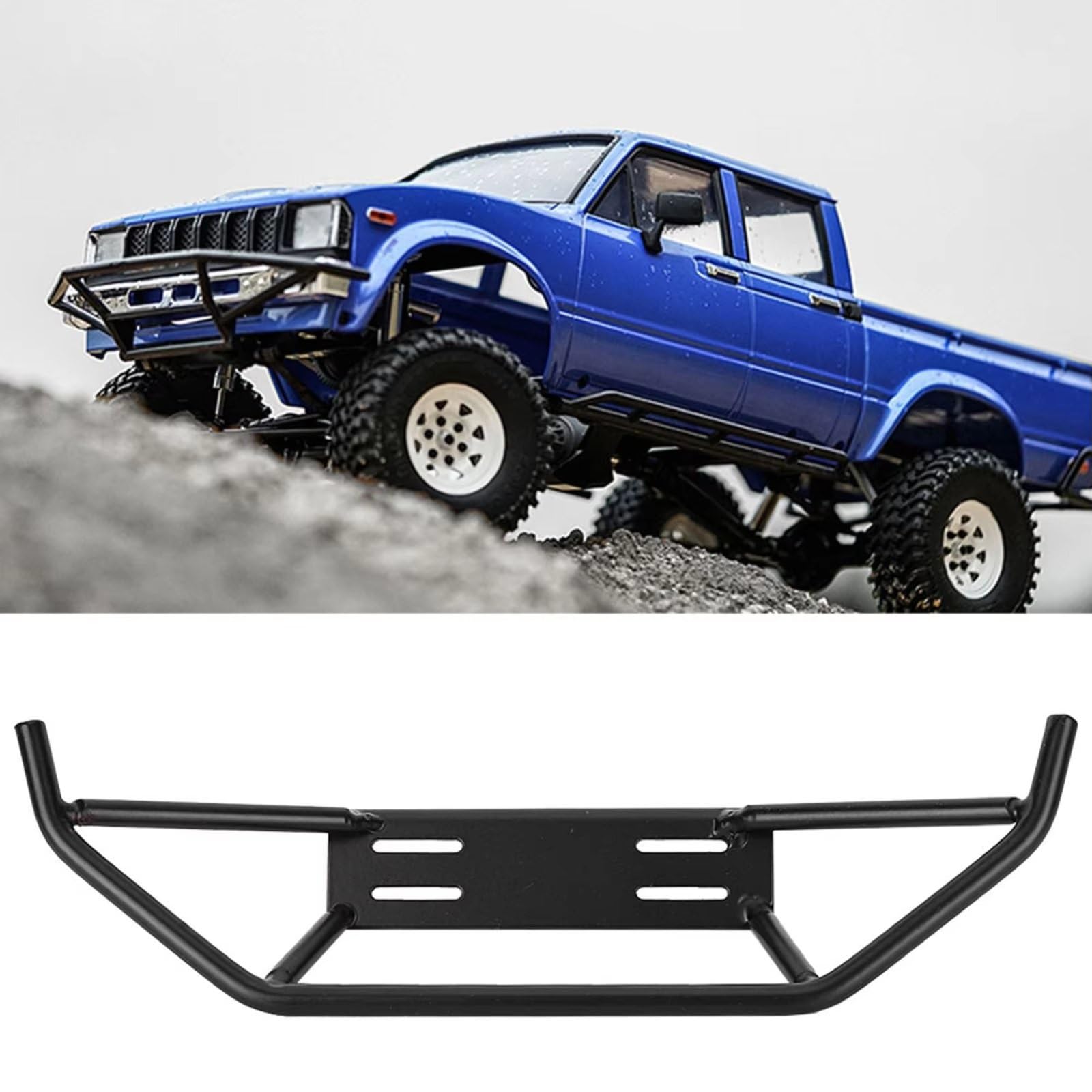 Per TF2 TF1 1/10 Anteriore Metallo Paraurti Posteriore Bilancia RC Crawler Aggiornamenti Parti Componenti Accessori Modifiche Riparazioni Decorazioni RC Ricambi Modellismo