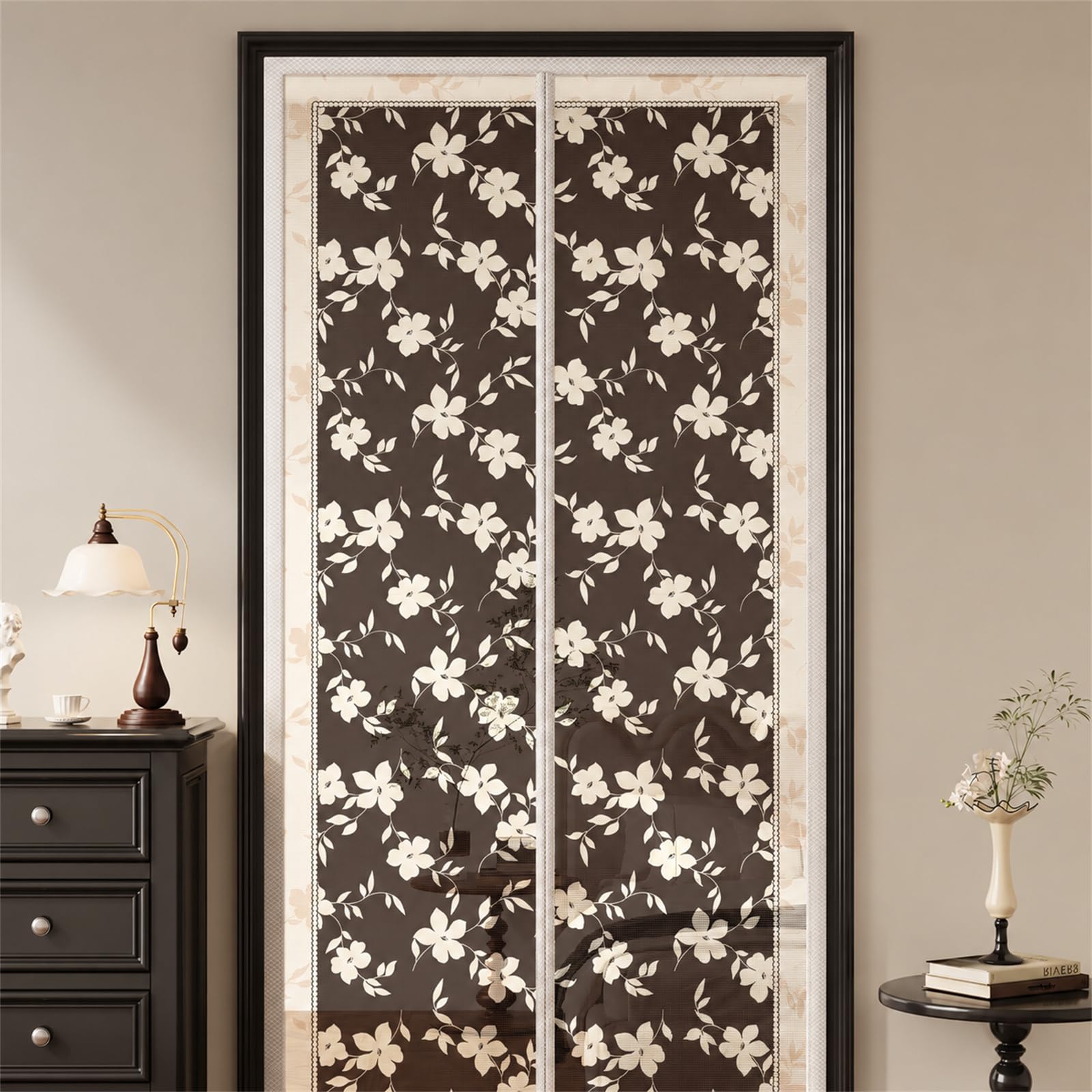 Moustiquaire porte magnétique 80x190 rideau anti mouche aimanté pour entrée et balcon