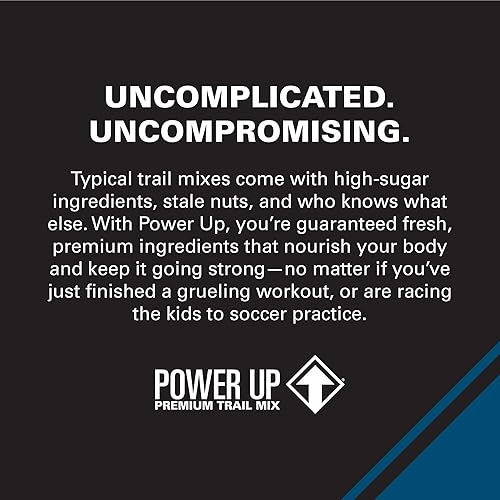 Miniatura 7 de Power Up High Energy Trail Mix Gourmet Nut - Mezcla de frutos secos sin OMG vegana sin gluten apta para dietas cetogénicas y paleo sin ingredientes