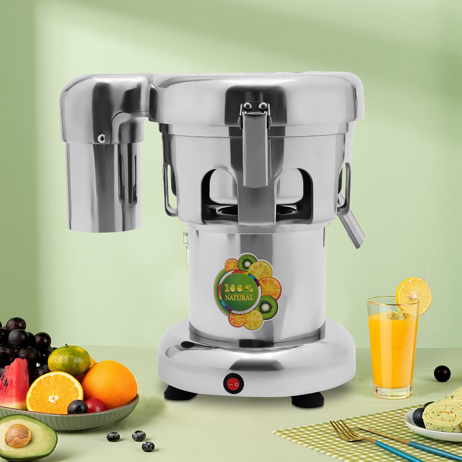 Estrattore di succo elettrico 370 W, spremiagrumi per frutta e verdura