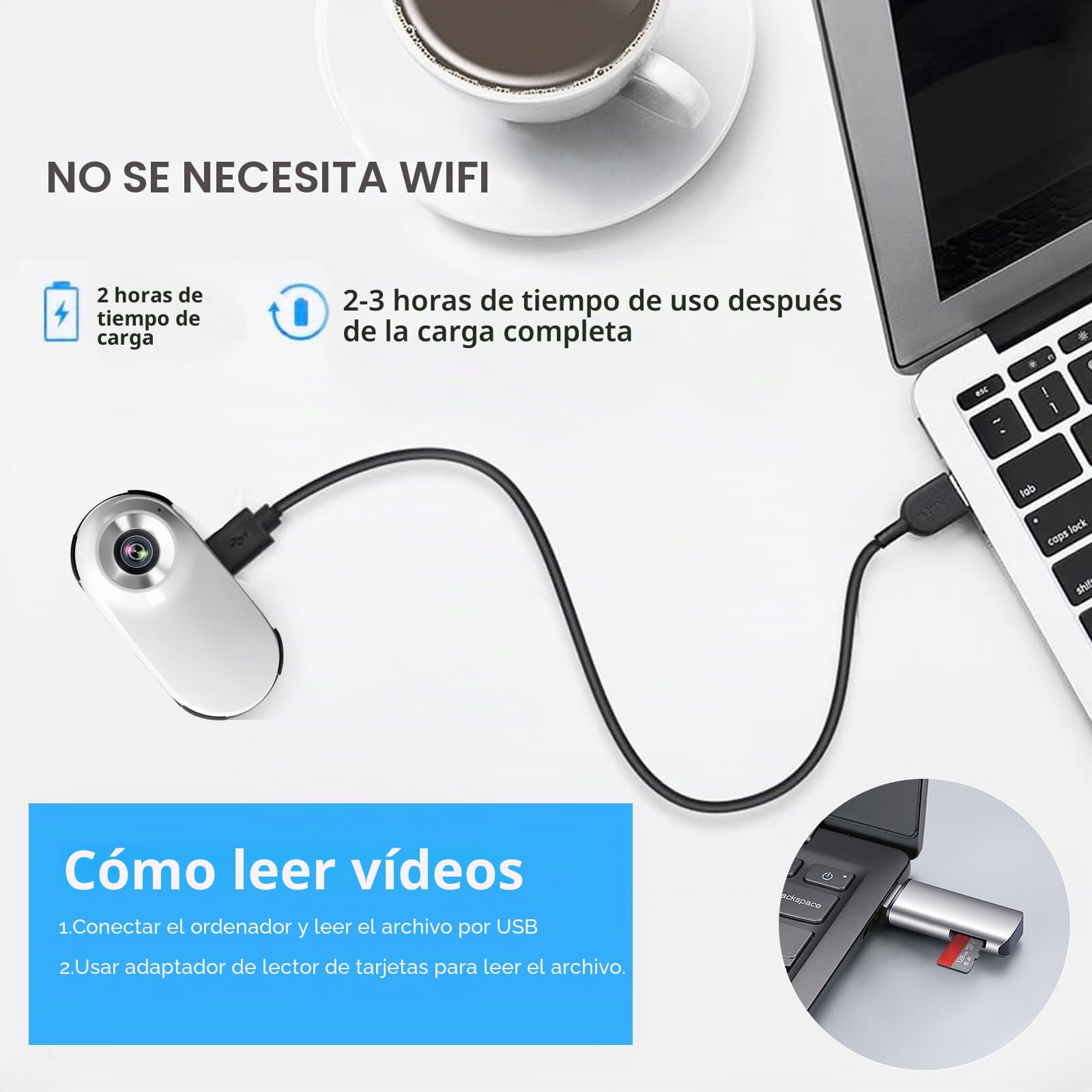 HD 1080P - Collar para cámara de Gato con grabación de Video, Mini cámara Deportiva inalámbrica, cámaras de acción pequeñas, cámara Corporal para Suministros para Mascotas, artículos para
