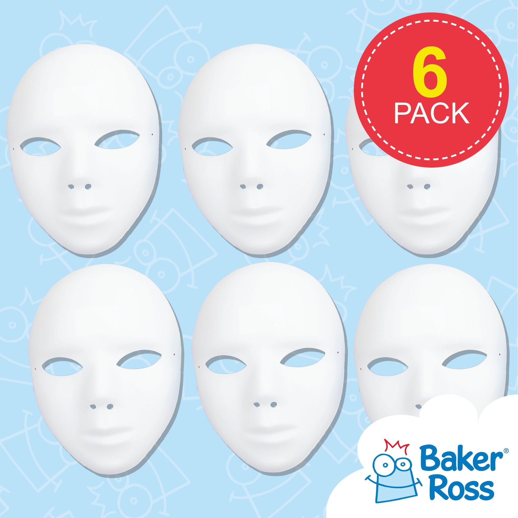 Baker Ross ET773 Maski