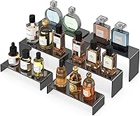 Vista 2 de Elevadores de exhibición de acrílico negro WEITELAI, 6 piezas de elevadores acrílicos para exhibición de postres de comida, cupcakes, joyería