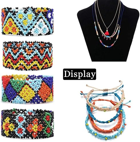 Miniatura 5 de Aofieijew - Cuentas de cristal de 24 colores, 120, 60, redondas, transparentes, cuentas de poni de 0.079 in, cuentas espaciadoras para manualidades,