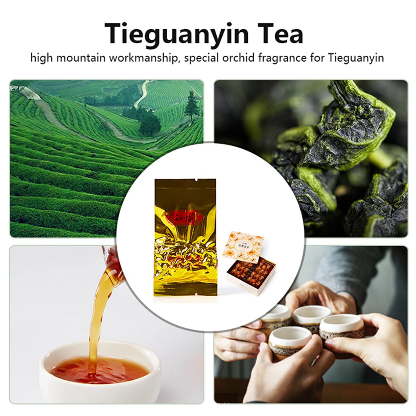 Tè Tie Guan Yin Oolong, 249g Tè Tieguanyin Cina Anxi Sapore Tè Tie Guan Yin Alta Montagna per Tea House Gathering Chinese