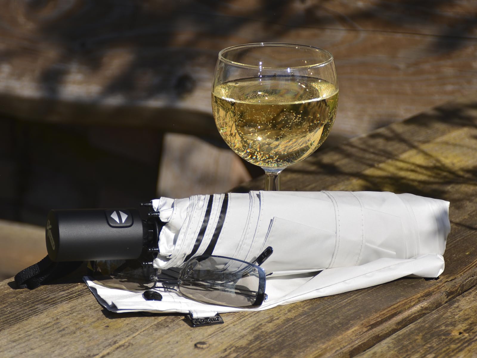 iX-brella Mini paraguas con cierre automático con protección UV y contra el calor
