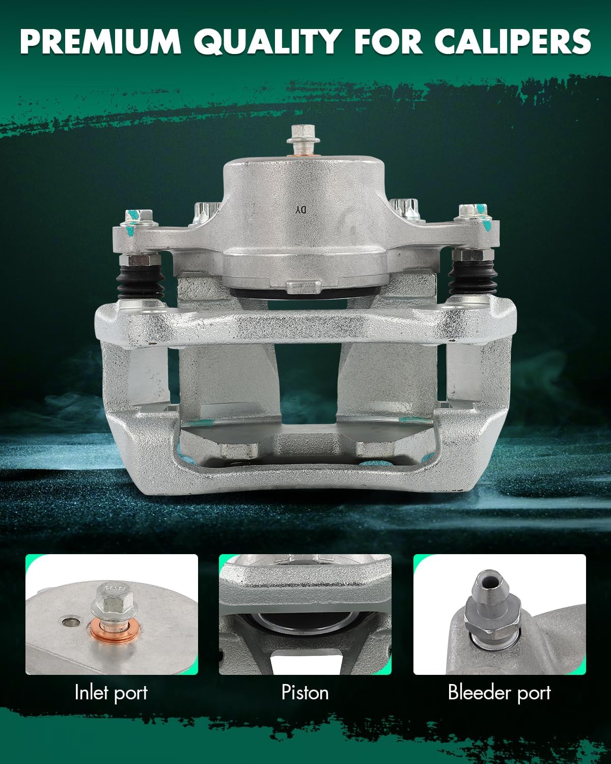 SCITOO 19B6461 Front Left Disc Brake Caliper w/Bracket For Hyundai For Sonata 2011-2014,Single Piston