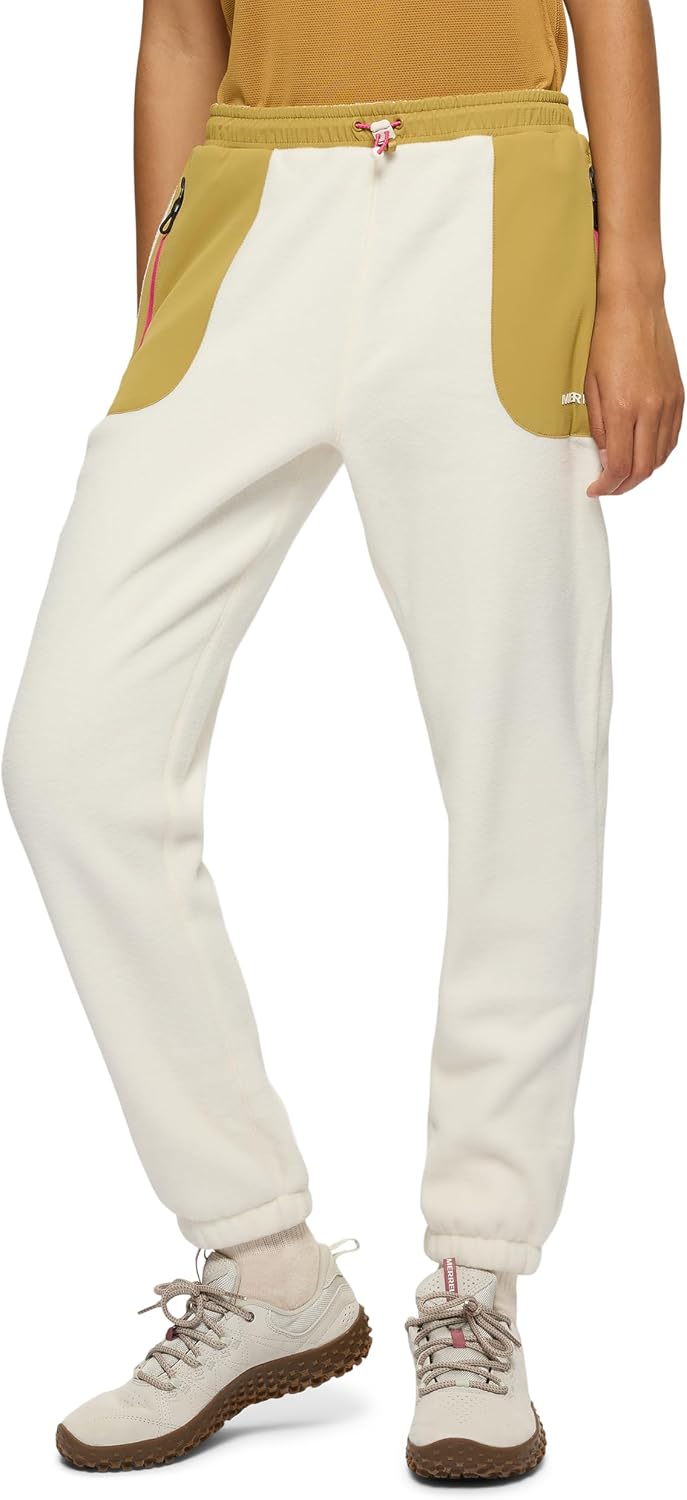 Merrell Women's Jungle Fleece Joggers, Outdoor Pants with Pockets in Size XS-XXL