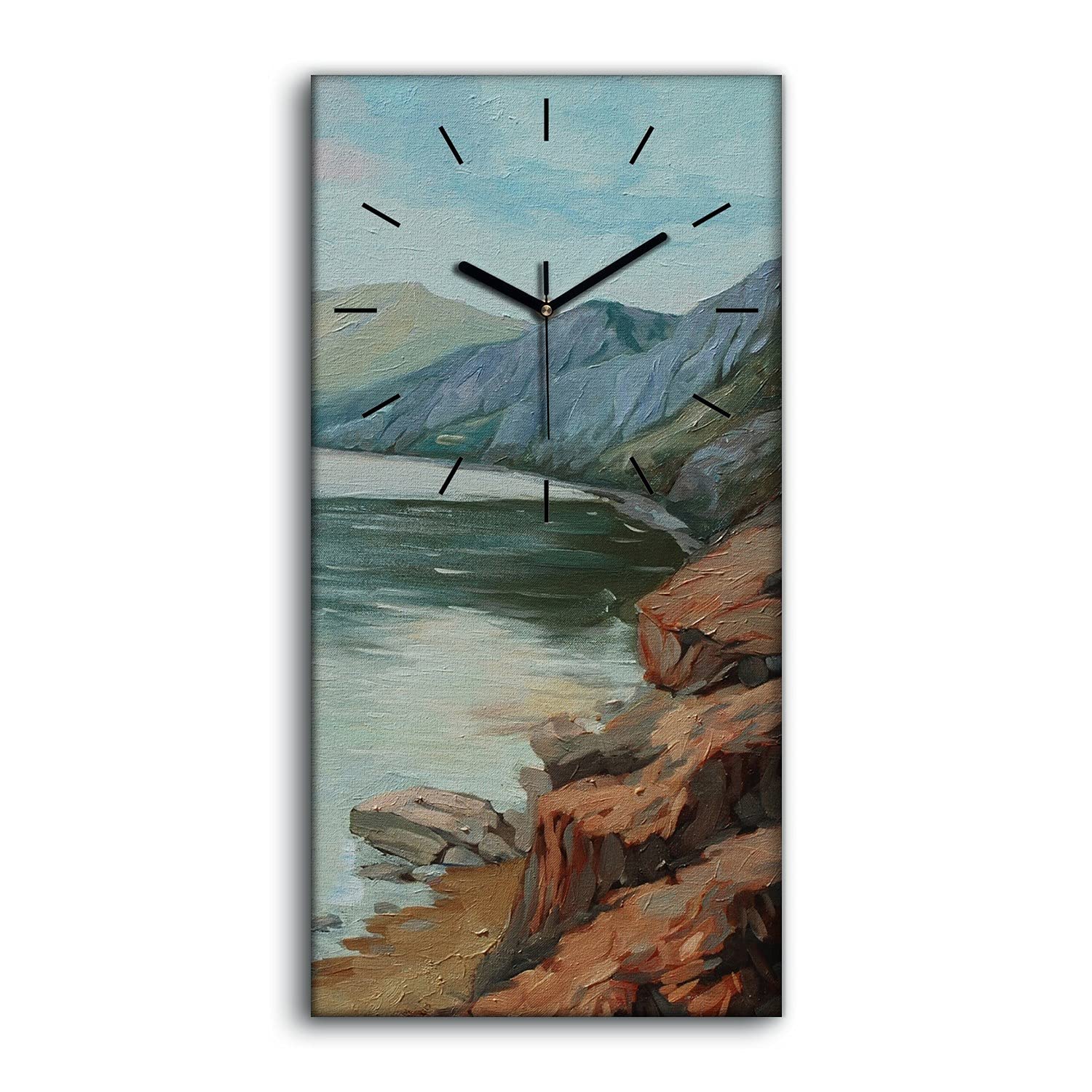 Horloge sur toile ne pas tic tac en silence pour un sommeil paisible en chambre