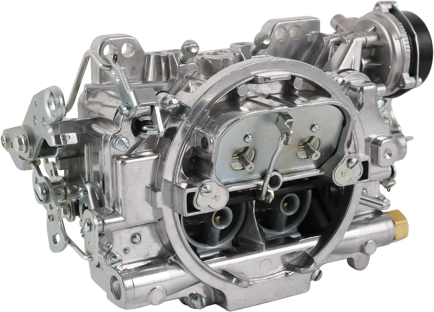 Carburetor For 1409 Performer Series Marine 600 CFM 4 Barrel Square Bore with Air Valve Secondary Electric Choke Compatible with Marine Mercury Chevy Chrysler Engine