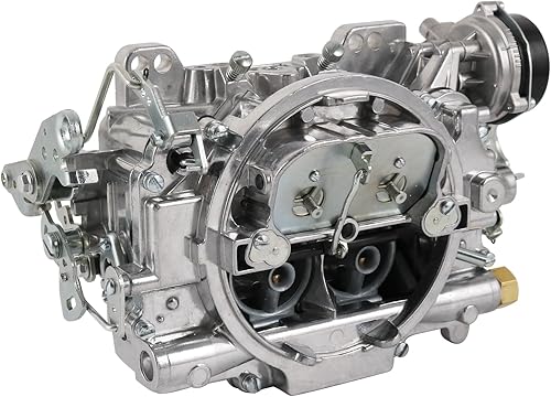 Miniatura 6 de RADHLBNIU Carburador para 1409 Performer Series Marine 600 CFM 4 barriles de diámetro cuadrado con válvula de aire estrangulador eléctrico
