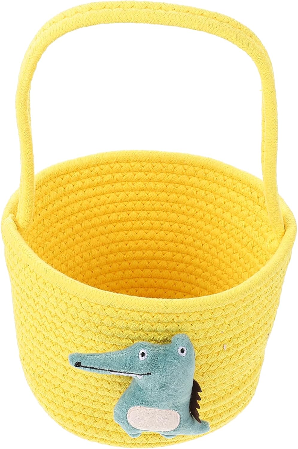 Portable Cotton Rope Storage Basket for Desktop Pantry Organization