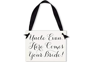 Personalized Ring Bearer Sign: An Adorable Escort for Your Special Day