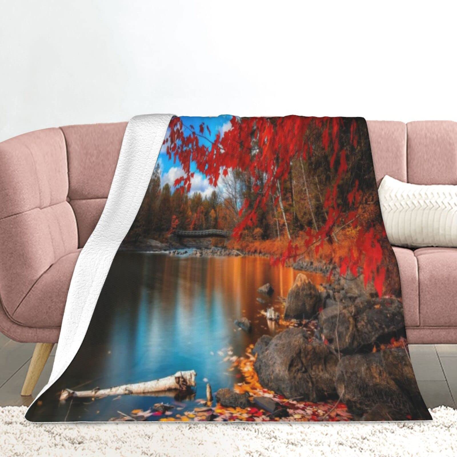 IUBBKIKillarney National Park Blanket Ultra-Soft Micro Fleece Blanket Super Soft Warm Blanket Blanket for Living Room Decoration