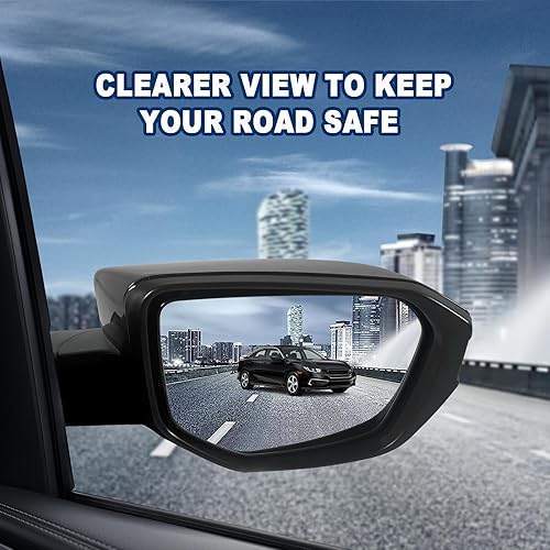 Miniatura 4 de Espejo de puerta lateral derecha del pasajero para Honda CIVIC LX SE Sport 2016-2021 con espejo eléctrico Ajust plegado manual sin calor a negro