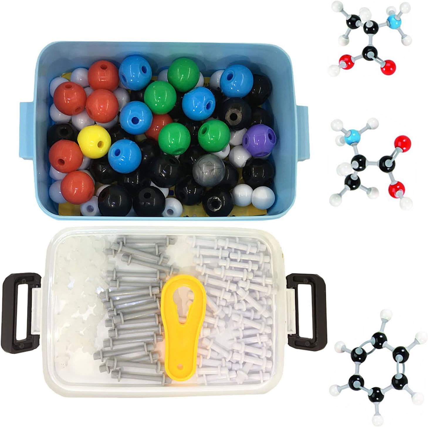 Chemistry Molecular Model Kit (155 Pieces) - Molecular Model Kit for General and Organic Chemistry Student Set