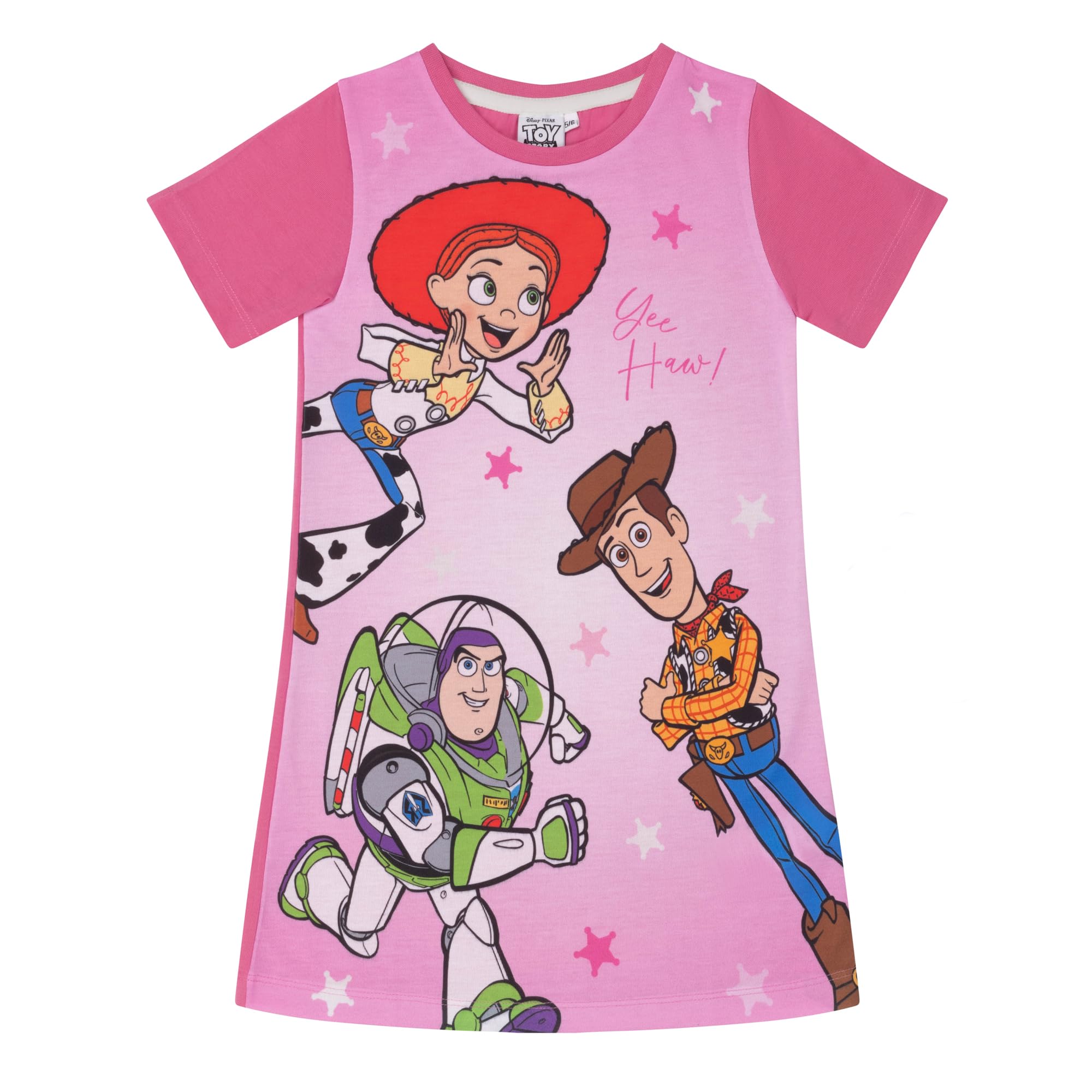 Toy Story - Jessie, Buzz & Woody Girls Nightdress Nightie - 18-24 Months 92cm Pink