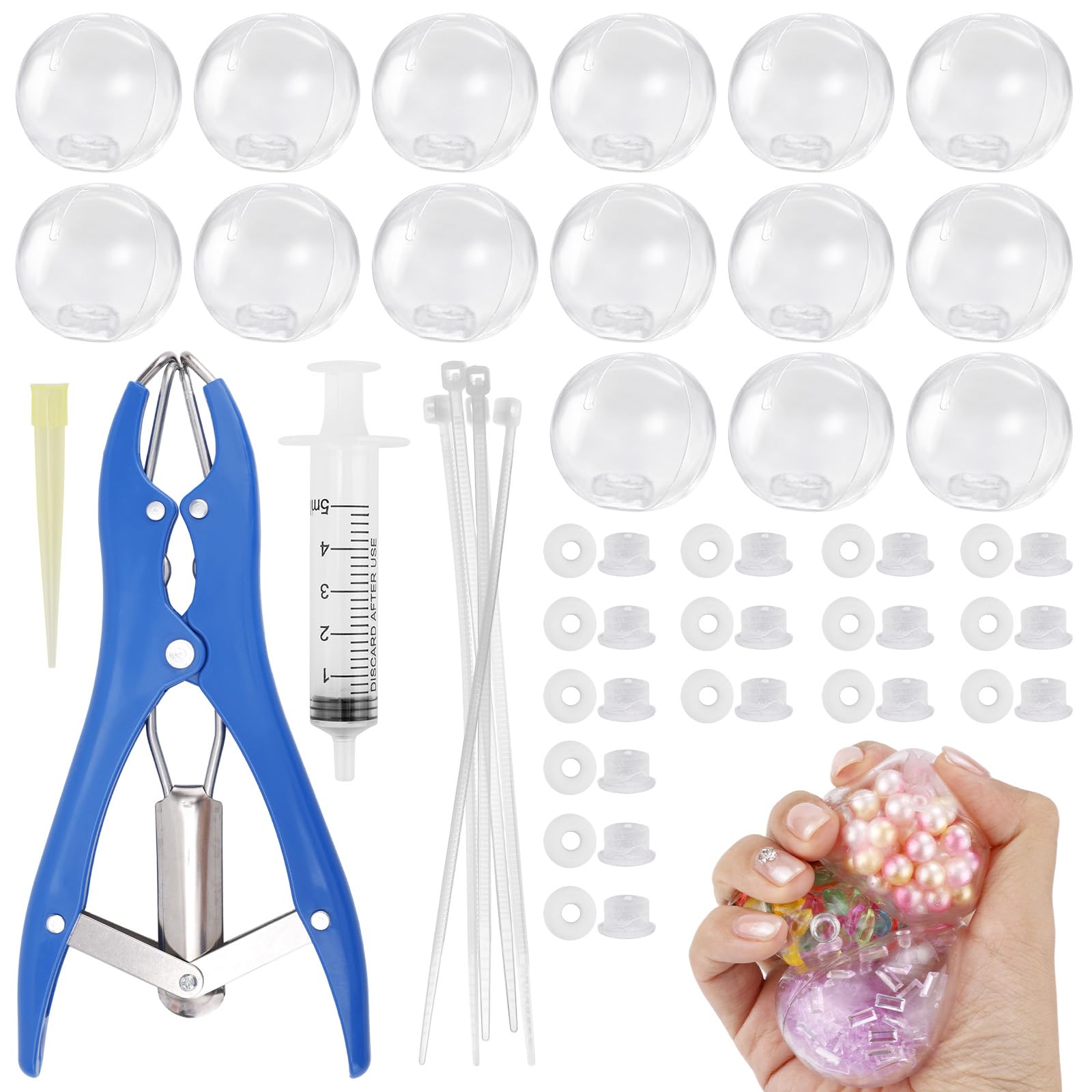 NQEUEPN Kit Fabrication de Squishies, Kit Fabriquer Sa Propre Balle