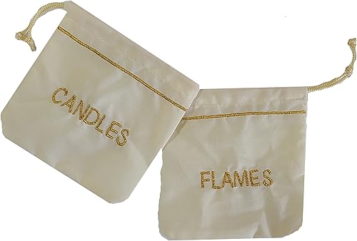 Miniatura 4 de Pockets of Learning Colgante de pared de Hanukkah de marfil hebreo, decoración navideña, calendario de Adviento de tela judía, cuenta regresiva de