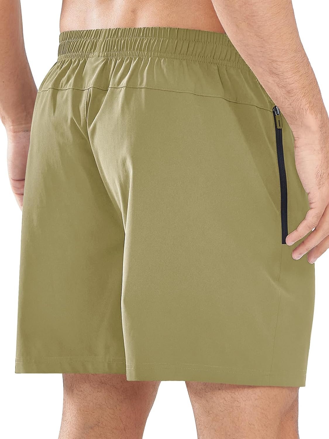  Men's Athletic Running Shorts Quick Dry Lightweight Zip Pockets | 5", 7", 9" Inseam, Unlined, Adjustable Waist, Moisture Wicking, 4-Way Stretch, UPF 50+, Workout Gym Tennis Basketball Hiking thumbnail