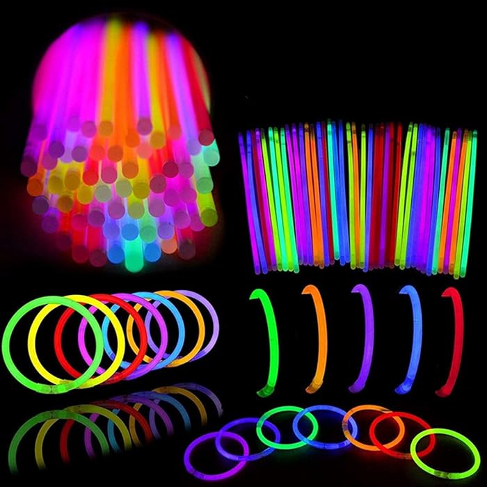 Buy DPGAB Glow Sticks Bulk 100 Pack.8” Ultra Bright Glow Sticks Party