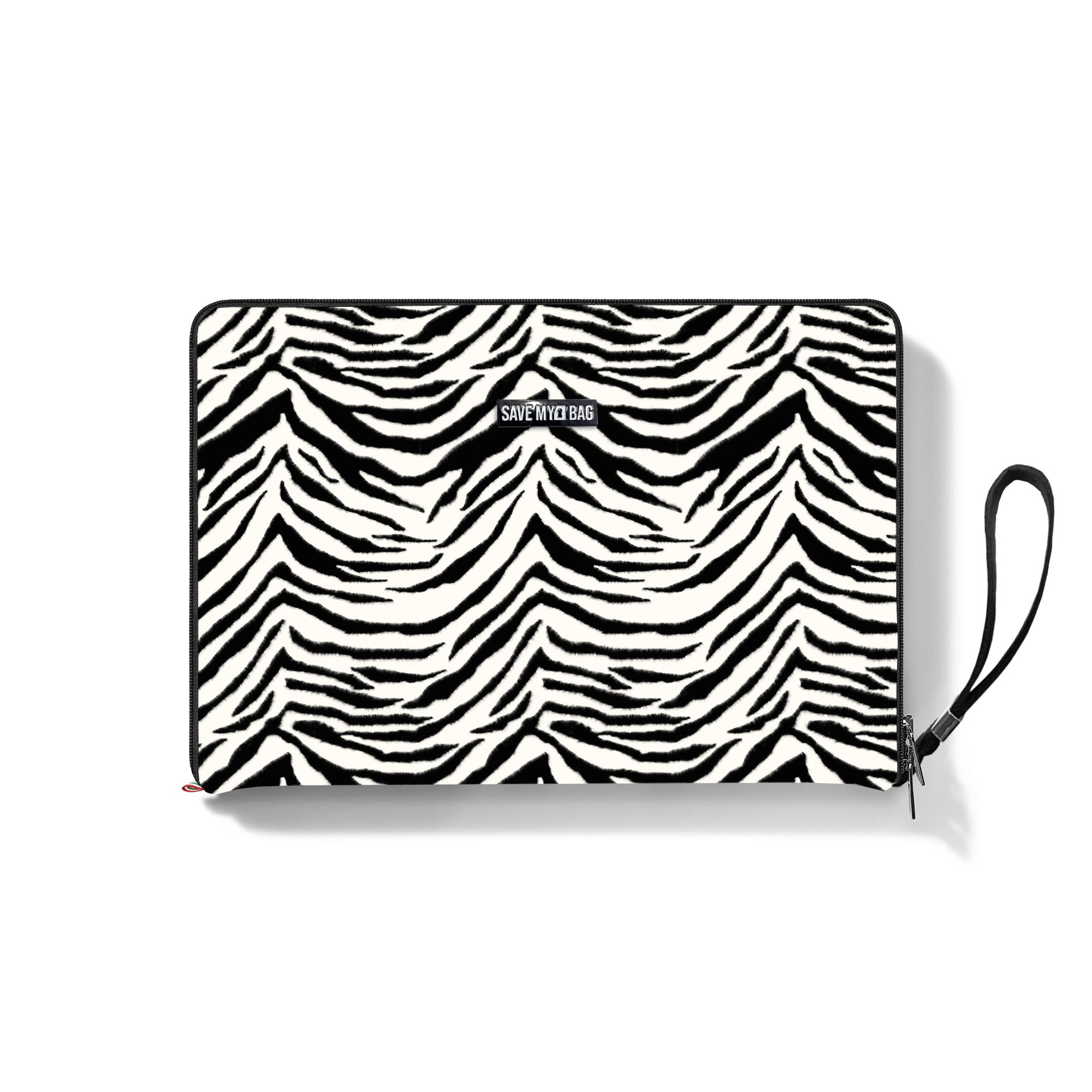 SAVE MY BAG Women's T-Urban Laptop Printed Bag, Zebra, Talla UNICA