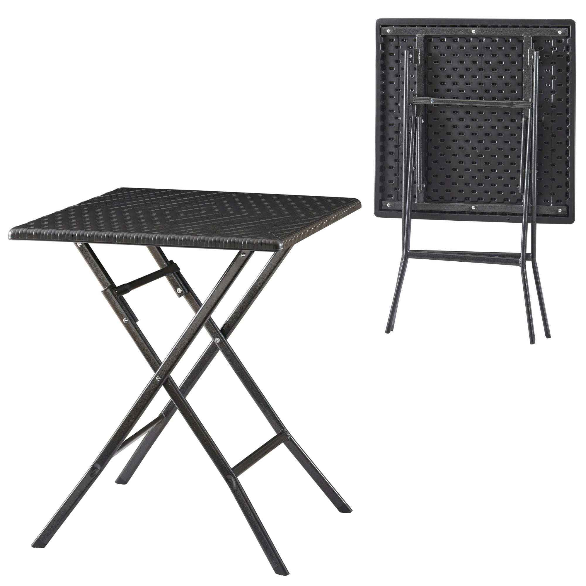 CASARIA® Table De Camping Pliante En Plastique 183x75x73cm Table De Jardin 8 Personnes Intérieur