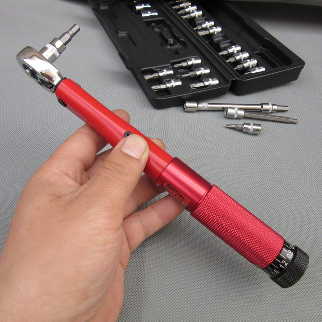 HIOD Bicycle Torque Wrench Drive 1/4 Inch Mountain And Road