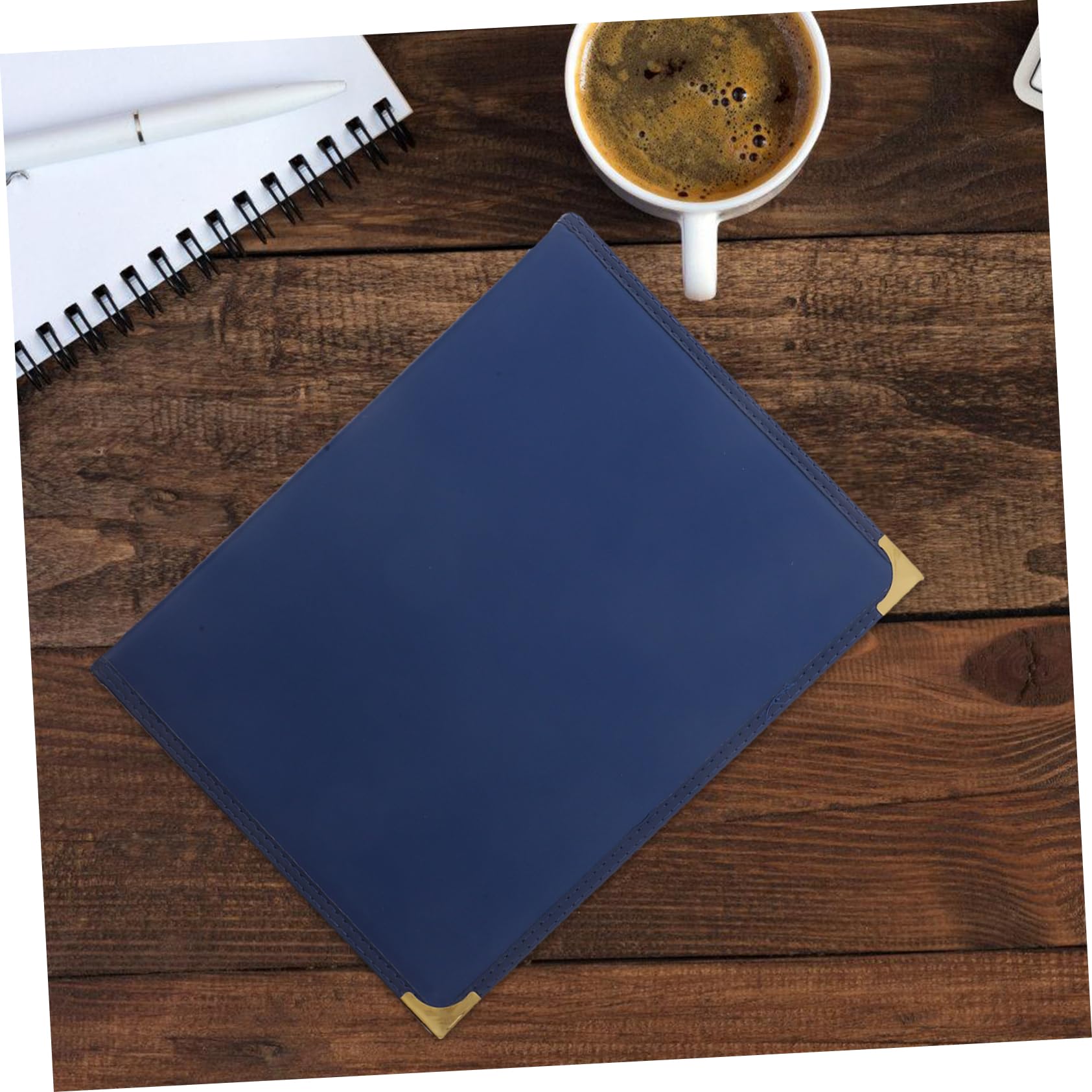Veemoon 2piezas Menú Transparente Portamenús Para Restaurante Páginas Reemplazables Para Bar y Cafetería Funda De Protectora