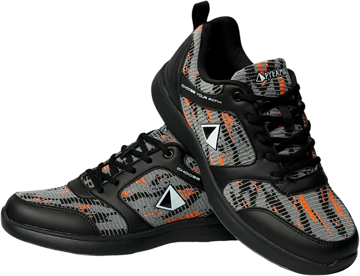 Pyramid Men's Path Lite Hybrid Mesh Bowling Shoes - Lightweight Design, Breathable Knit & PU Upper, Athletic Fit, Universal Slide Soles