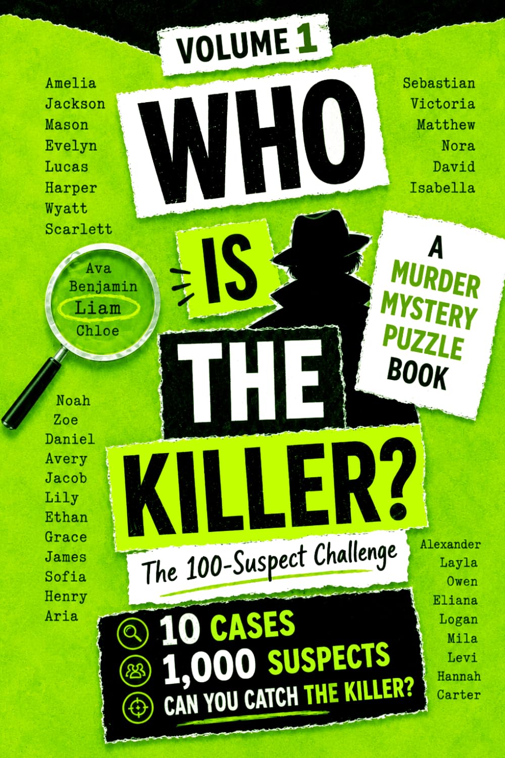 Who Is The Killer?: A Murder Mystery Puzzle Book For Teens and Adults