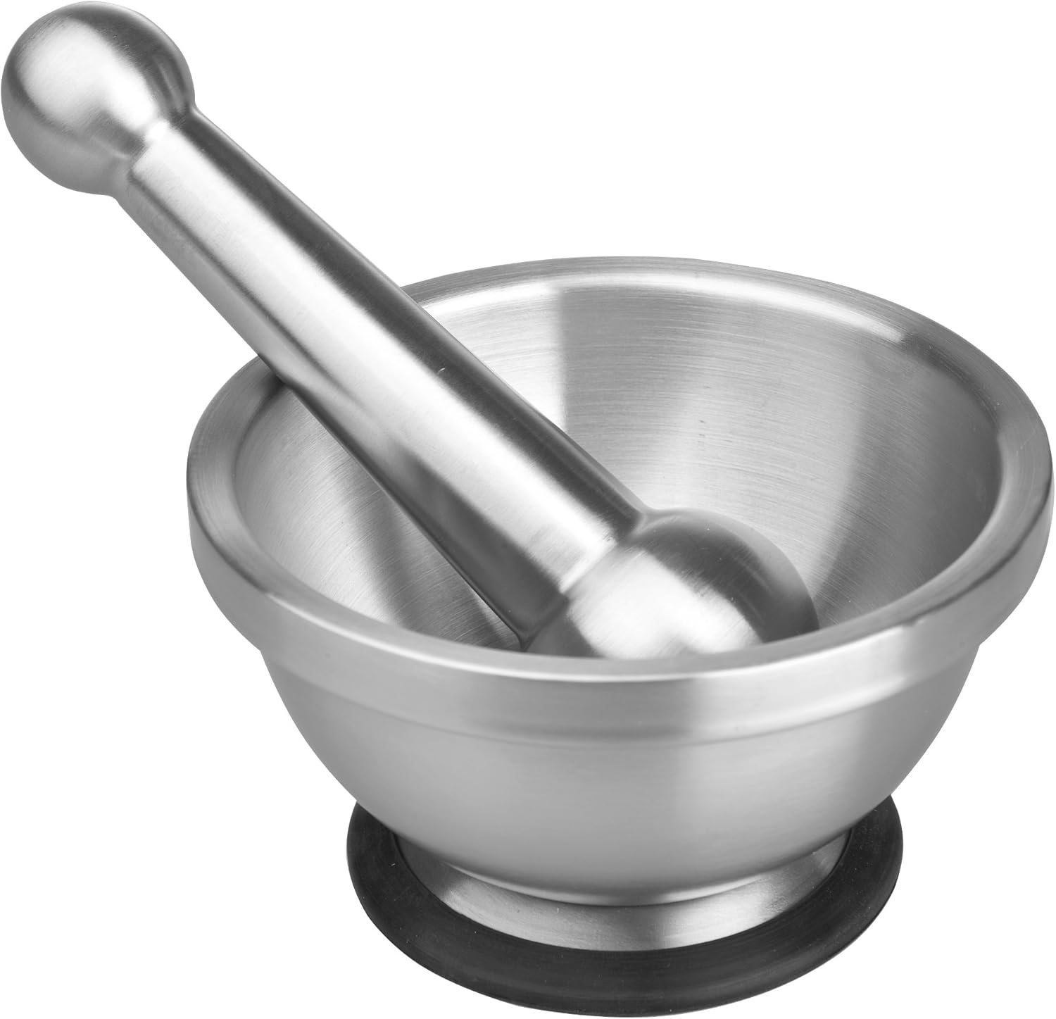Ibili Mörser Prisma, Gewürzmörser, Edelstahlmörser, aus Edelsahl, mit ...