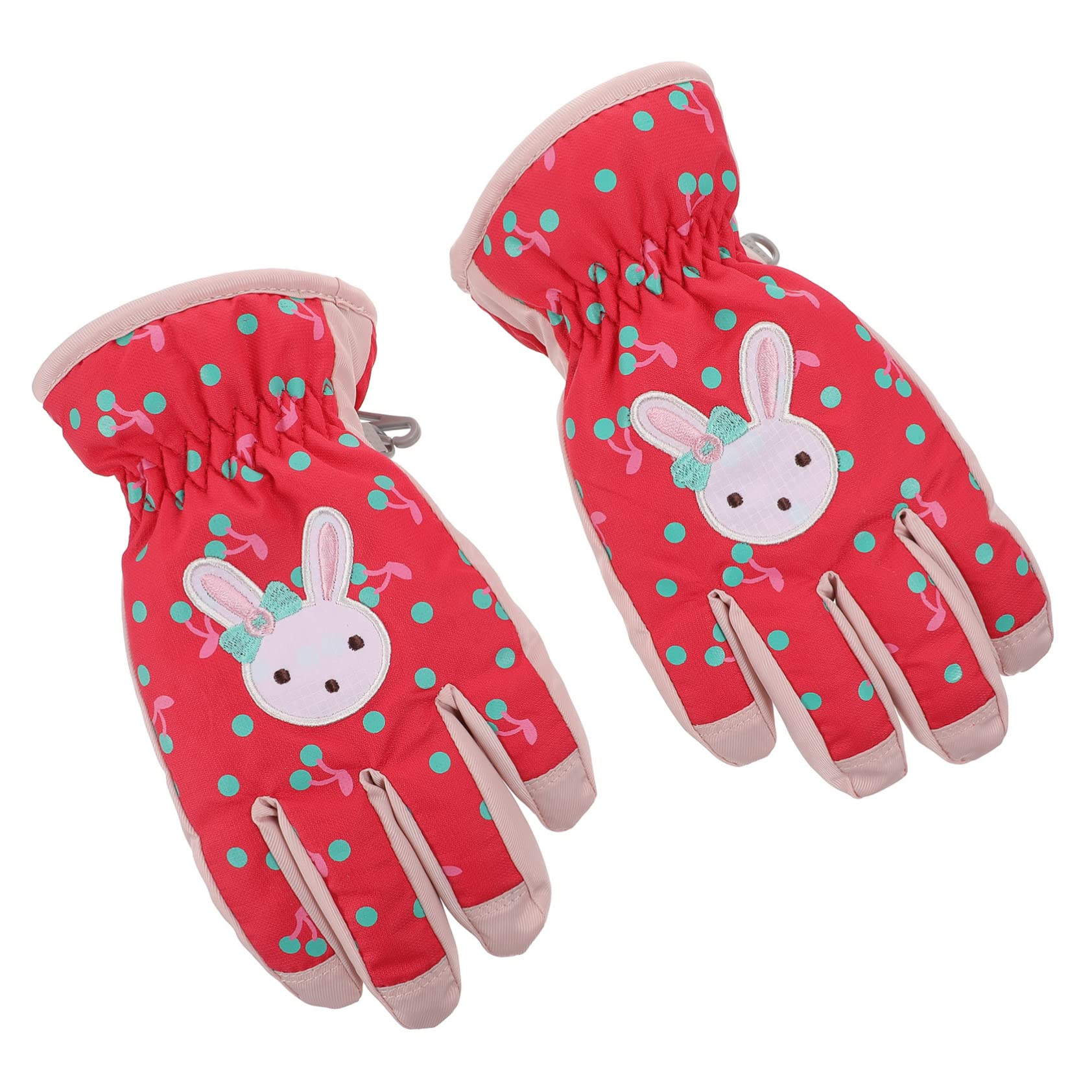 PACKOVE 2paare Mädchen Winter Skihandschuhe wasserdichte Warme Fäustlinge Für Mädchen Mit Elastischem Handgelenk Für Outdoor-aktivitäten Wie Skifahren Snowboarden Und