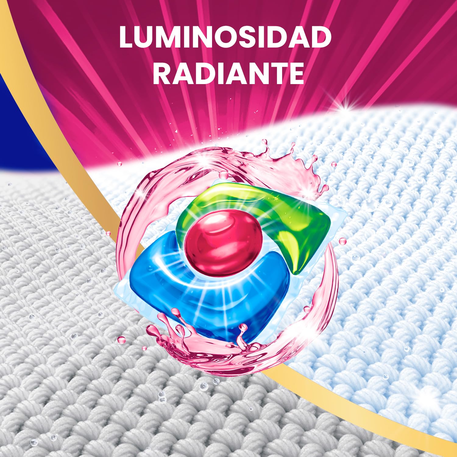 Wipp Express Power Caps Detergente Floral en Cápsulas para Lavadora, Pack de 5, Total 165 Dosis, Limpieza Profunda, Eficaz en Agua Fría