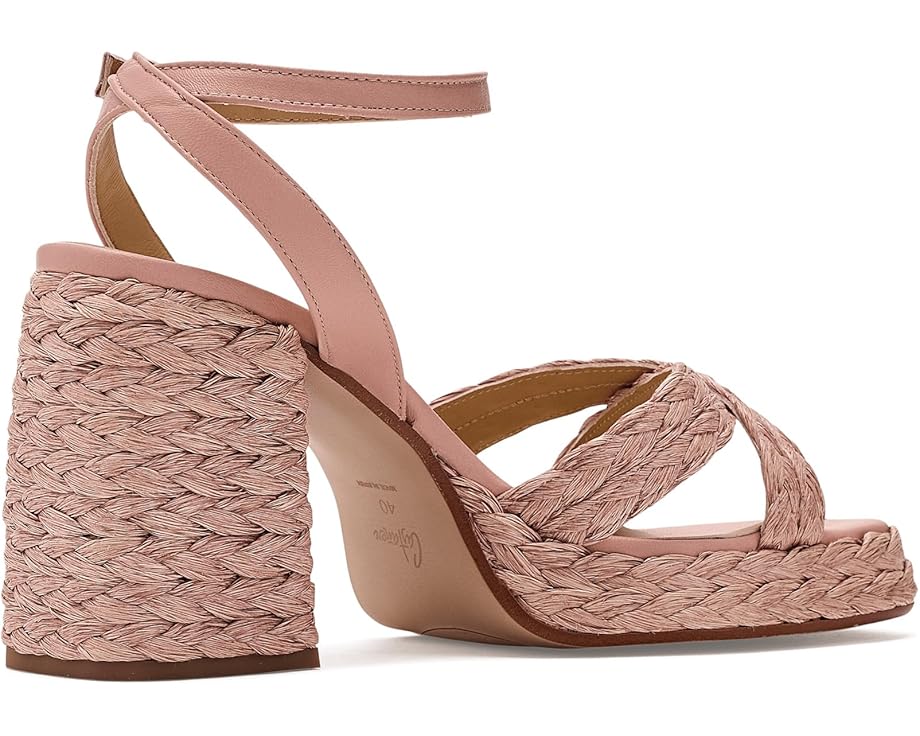 CASTANER Valeriette Raffia Sandals - Left View