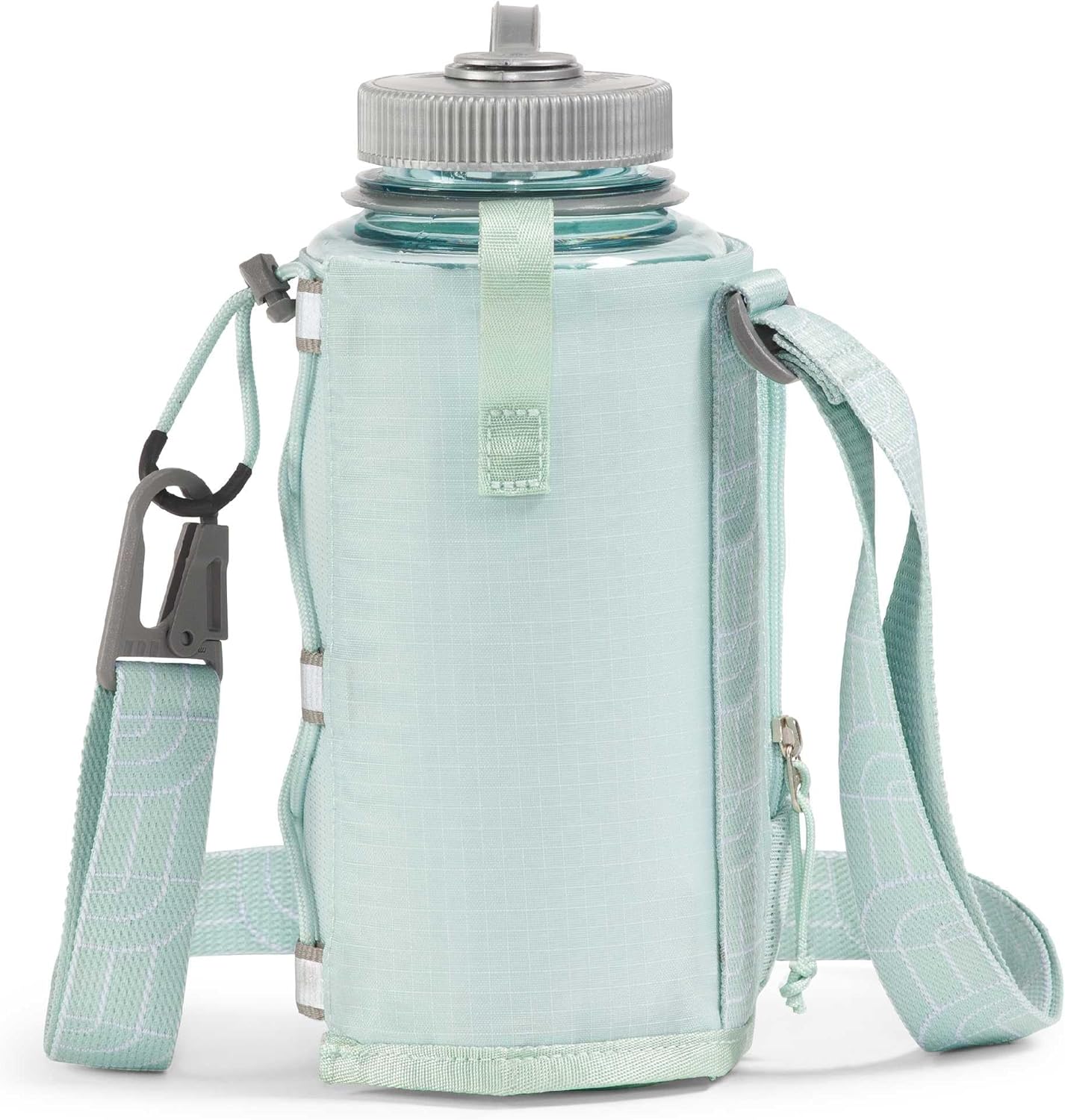 The North Face Borealis Water Bottle Holder - Adjustable Strap, Water-Repellent Finish, External Pocket with Key Hook, Opal Frost, One Size