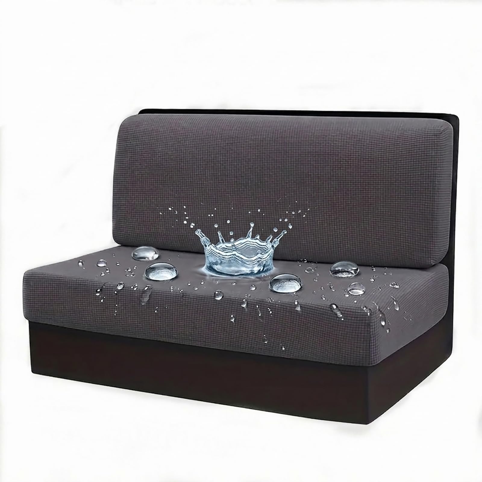 Mswborml Waterproof Camper Cushion Covers Dinette Booth 2 Piece