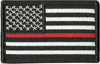 Thin Red Line Flag Tactical Patch - 2"x3"