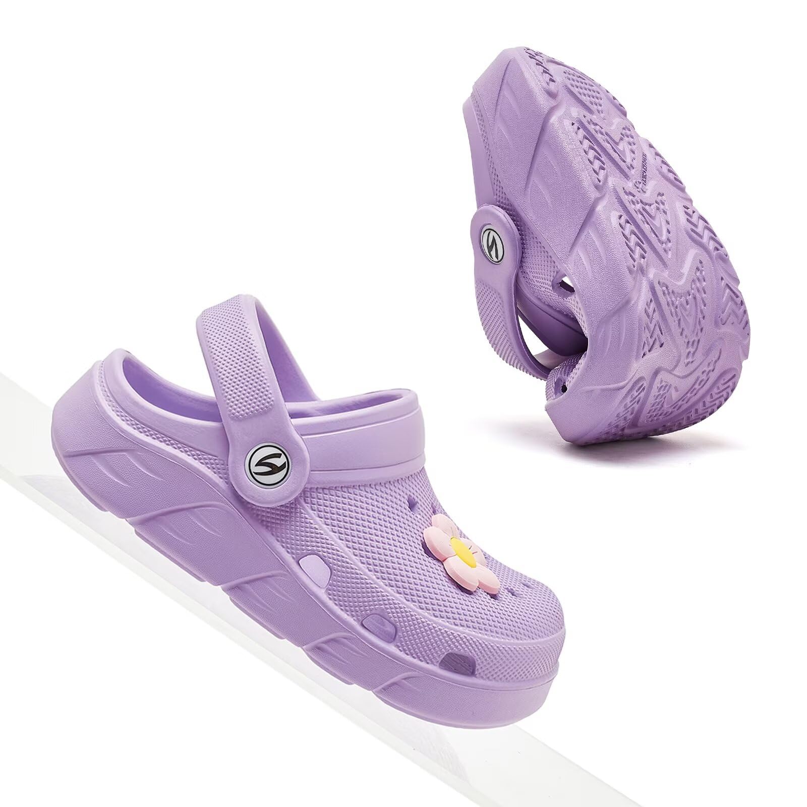 HOBIBEAR Bambini e Bambine Zoccoli da Giardino Slip on Sandali Scarpe da Spiaggia Acqua (Bambini/Ragazzi/Grandi)