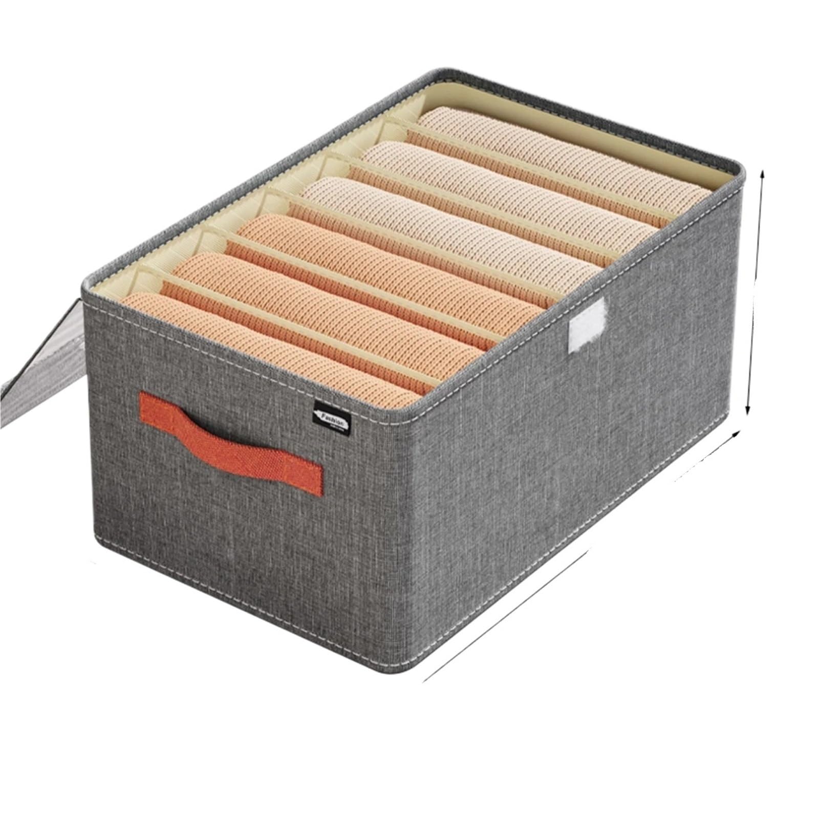 Schubladenorganizer für Unterwäsche, Sockenaufbewahrungsbox, BH- und Dessouskorb für Faltbare Kleidung