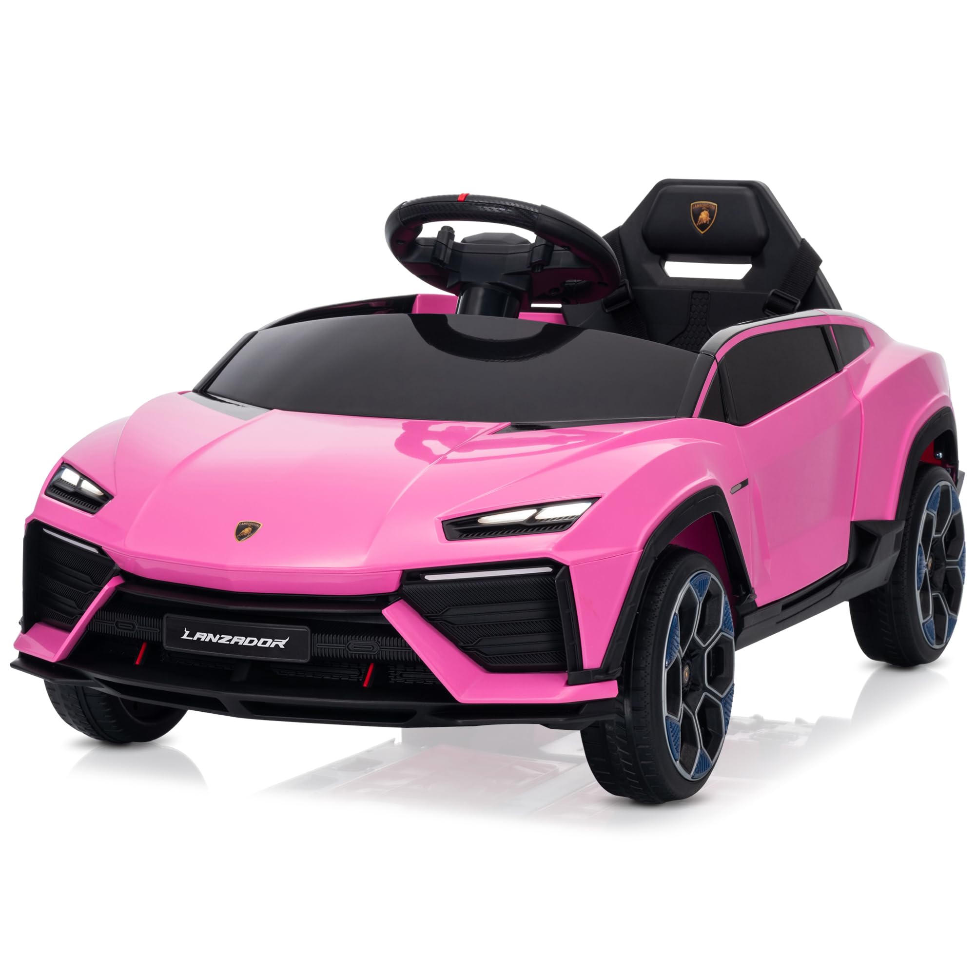アイドロンLamborghiniAventadoSVJ63Roadster Amazon.com: INFANS 3 in 1 Ride on Push Car, Baby Stroller