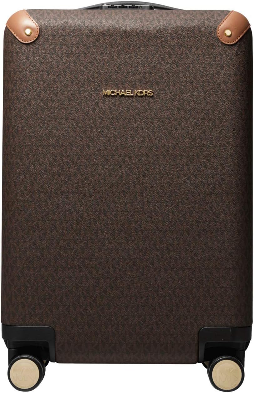 MICHAEL Michael Kors Small Hardcase Trolley, Brown/Acorn, 14.5 W X 20 H X 9.5 D