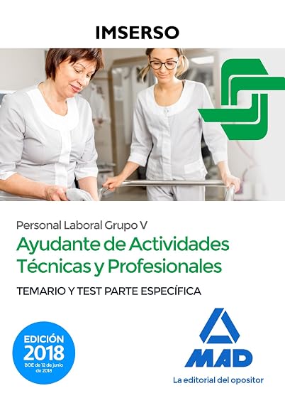 Ayudantes de Actividades Tecnicas y Profesionales del Imserso