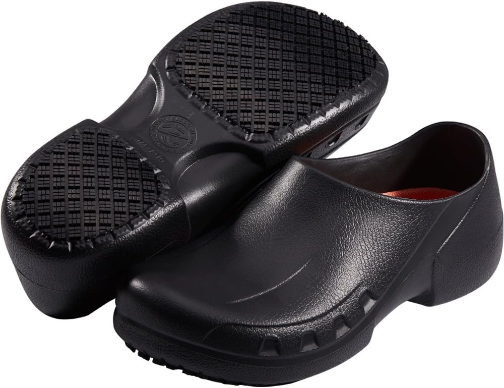 Slip Resistant Chef Shoes Restaurant Non Slip Work Shoes for Men Women (13 M US Women/11 M US Men)