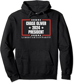 Chase Oliver For President Libertarian Party 2024 Pullover Hoodie
