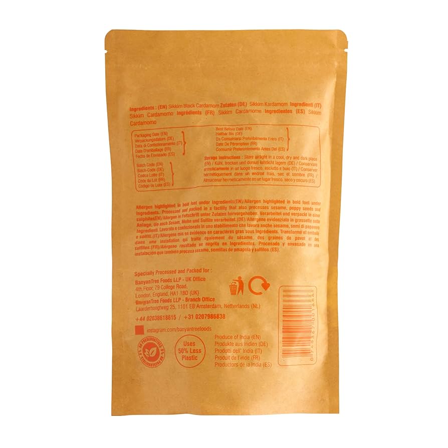 Banyantree Foods Green Cardamom Powder 100g Ground Green Cardamom 100g All