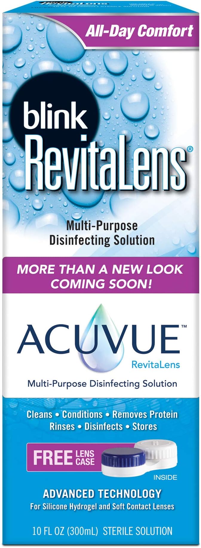 Blink RevitaLens Multi-Purpose Disinfecting Solution 10 Ounces