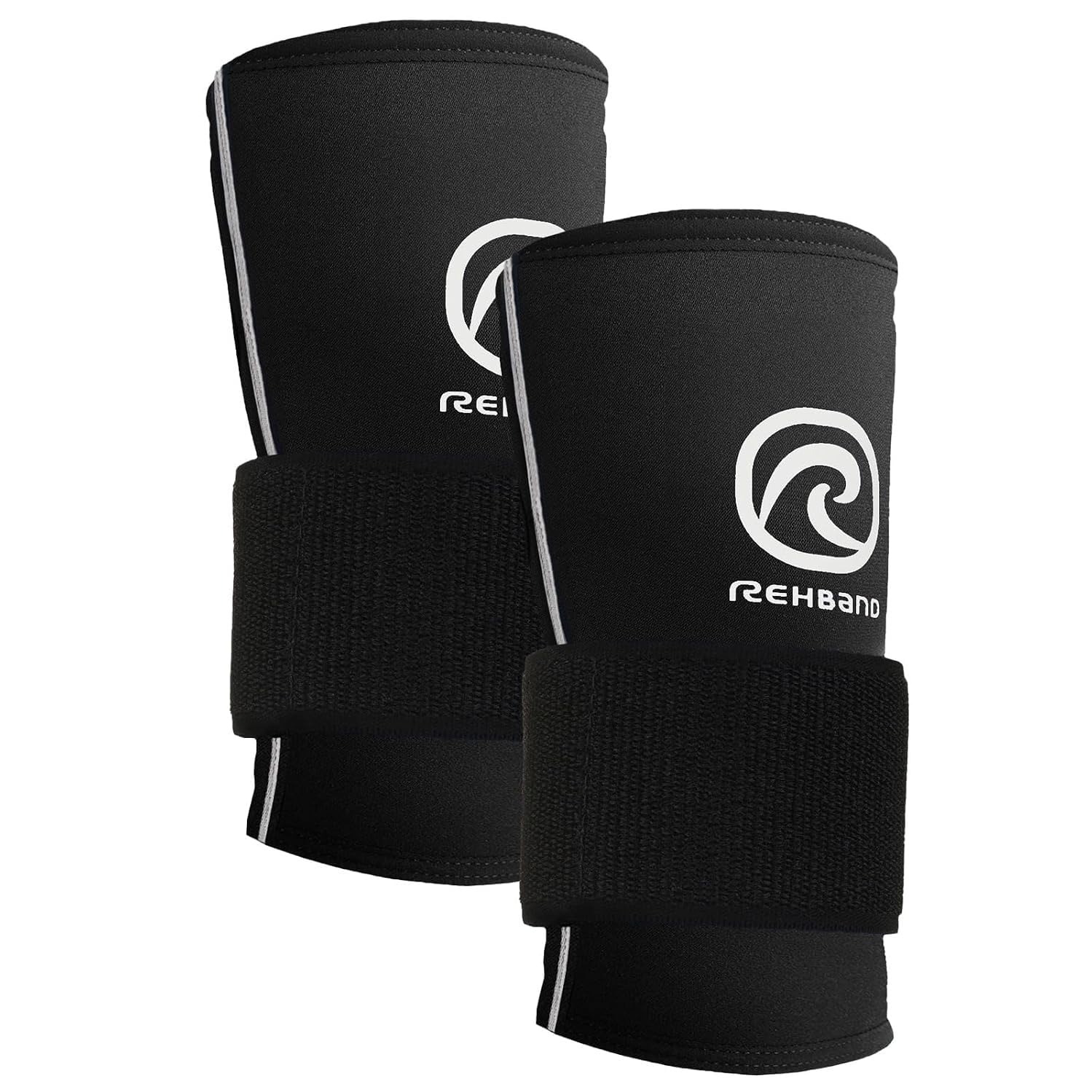 Rehband RX Wrist Support Power MAX, Soporte de muñeca 3 en 1 para Fitness y Entrenamiento de Fuerza, Wrist Wrap de SBR/Neopreno de 5 mm Protege y estabiliza la muñeca,