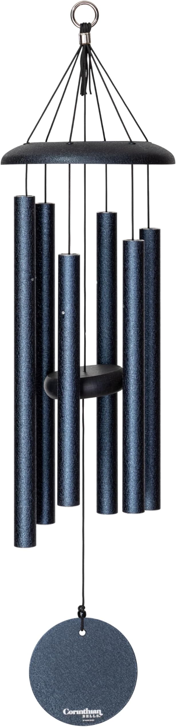 by Wind River - 27 inch Midnight Blue Wind Chime for Patio, Backyard, Garden, and Outdoor Decor (Aluminum Chime) Made in the USA